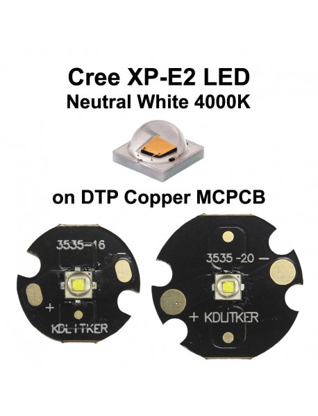 Cree XP-E2 R4 5D2 Neutral White 4000K SMD 3535 LED