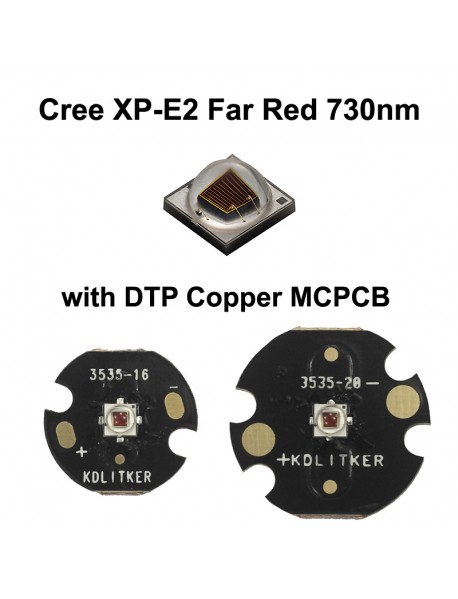 Cree XP-E2 28 F2 Far Red 730nm LED Emitter (1 pc)