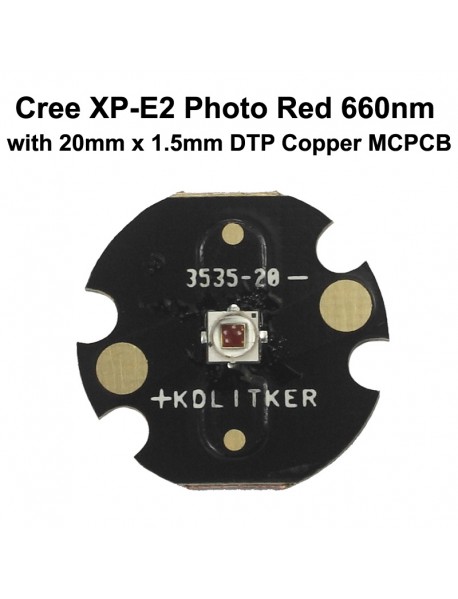 Cree XP-E2 30 P2 Photo Red 660nm SMD 3535 LED