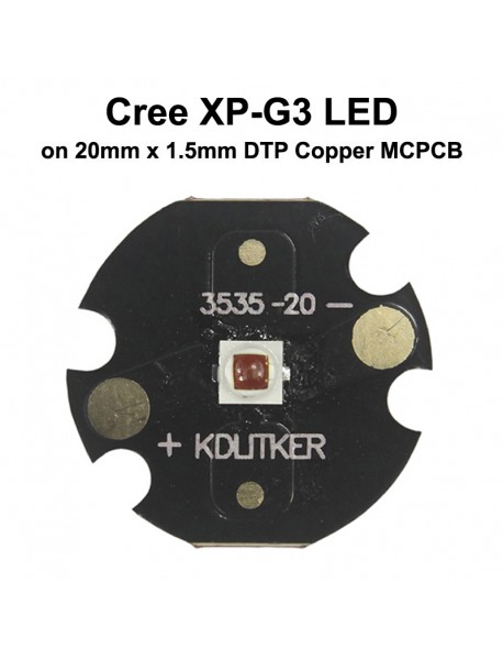 Cree XP-G3 Photo Red 670nm SMD 3535 LED