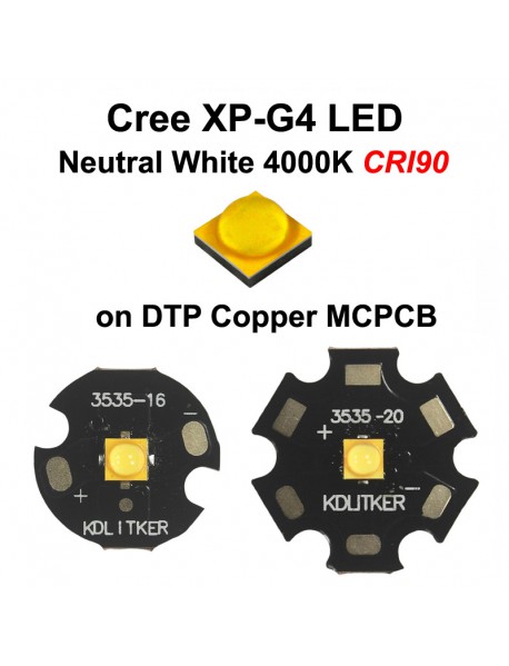 Cree XP-G4 B2 5A1 Neutral White 4000K CRI90 SMD 3535 LED