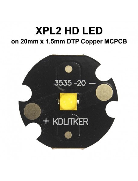 XP-L2 HD 10W 3A 1175 Lumens SMD 3535 LED