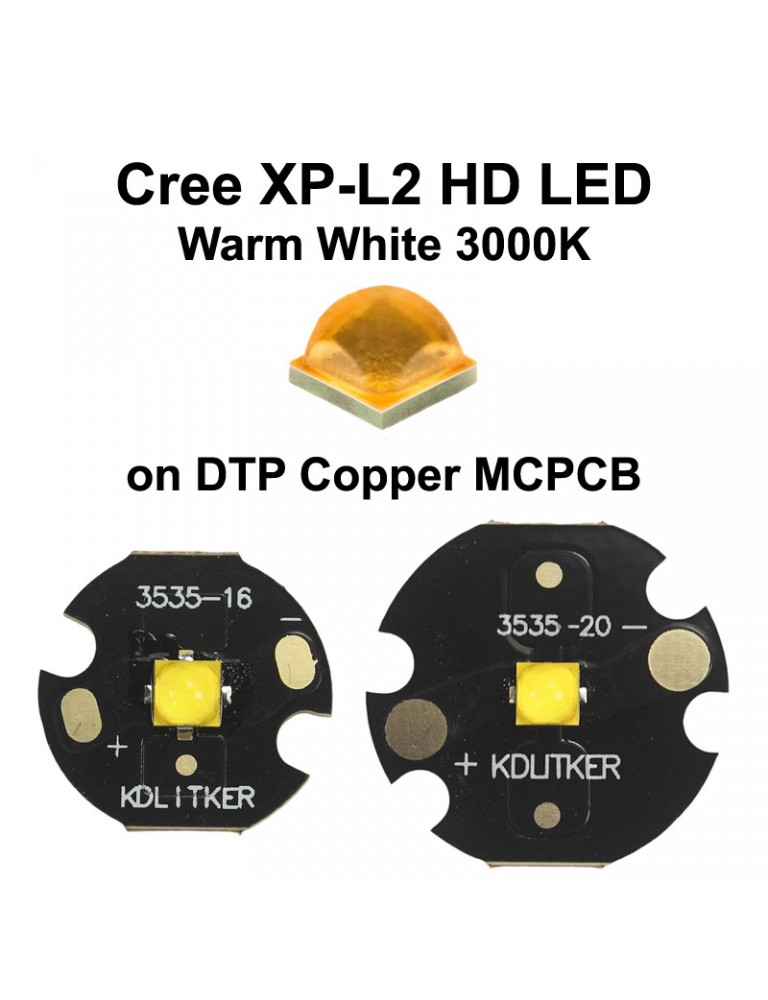 Petitioner Airfield Dictatorship Cree XP-L2 HD Warm White 3000K LED