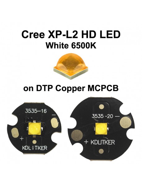 Cree XP-L2 HD V5 1A White 6500K SMD 3535 LED