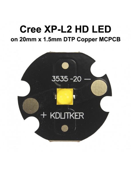Cree XP-L2 HD White 6500K CRI90 SMD 3535 LED