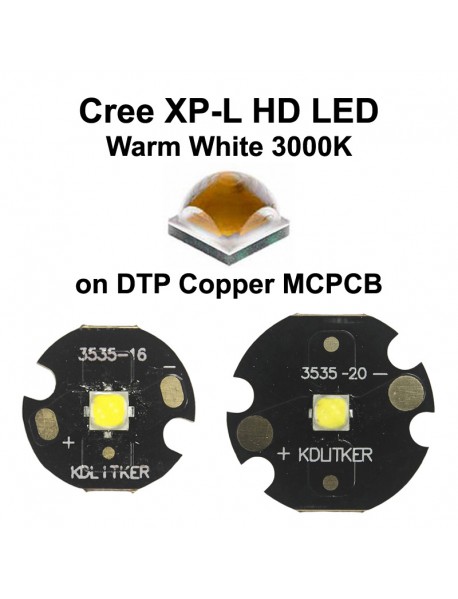 Cree XP-L HD U6 7A Warm White 3000K SMD 3535 LED