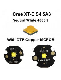 New Cree XT-E S4 5A3 Neutral White 4000K LED Emitter (1 pc)