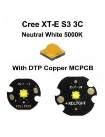 New Cree XT-E S3 3C Neutral White 5000K LED Emitter (1 pc)