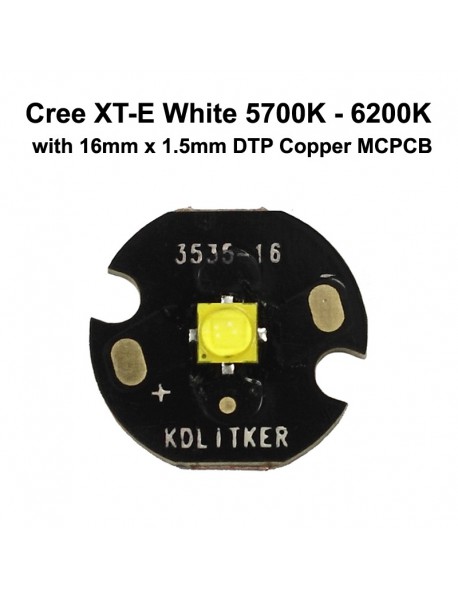 New Cree XT-E S4 2A White 5700K - 6200K LED Emitter (1 pc)