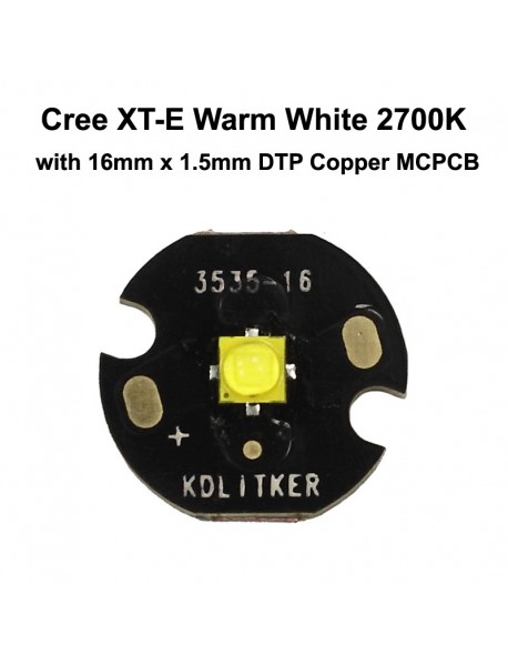 New Cree XT-E R2 8D3 Warm White 2700K LED Emitter High CRI80 (1 pc)