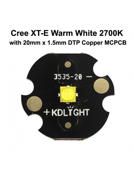 New Cree XT-E R2 8D3 Warm White 2700K LED Emitter High CRI80 (1 pc)