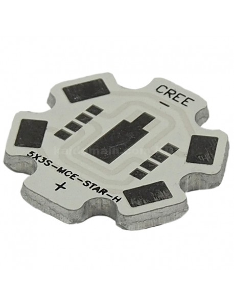 20mm(D) x 2.1mm(T) Serial Star Aluminum Base Plate for Cree MC-E (5 pcs)