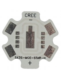 20mm(D) x 2.1mm(T) Serial Star Aluminum Base Plate for Cree MC-E (5 pcs)