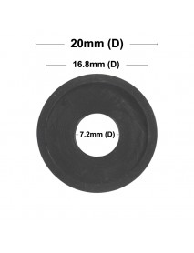 20mm Black Plastic Insulation Gaskets (5 pcs)