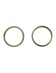 22.5mm (D) x 2mm (T) Brass Driver Retaining Ring for LED Flashlights (5 PCS)