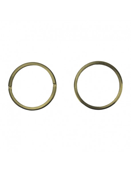 22.5mm (D) x 2mm (T) Brass Driver Retaining Ring for LED Flashlights (5 PCS)