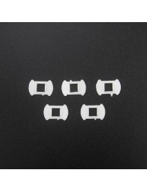 5050 LED Gaskets for 7mm Reflector Hole 15mm (L) x 9.6mm (W) x 0.9mm (T) (5 pcs)