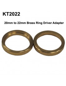 KT2022 20mm (Inner) to 22mm (External) Brass Ring Driver Adapter for 20mm Circuit Board (2 pcs)