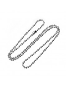 70cm (L) Ball Beads Chain Necklace Connector (2 pcs)