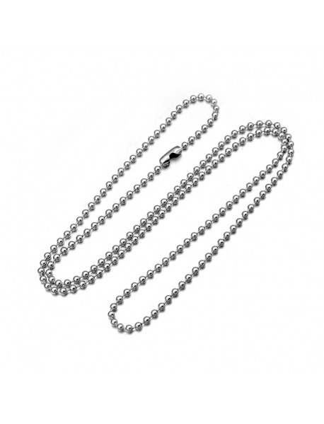 70cm (L) Ball Beads Chain Necklace Connector (2 pcs)