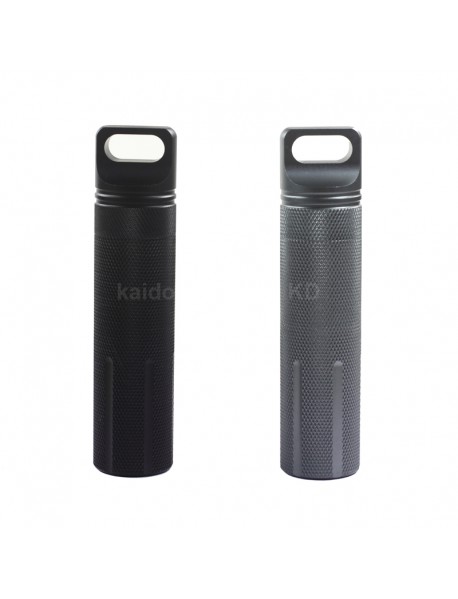 131mm (L) x 31.5mm (D) Outdoor CNC EDC Waterproof Storage Case Seal Canister