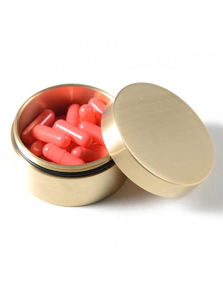 Waterproof Brass Storage Case Seal Canister (1 pc)