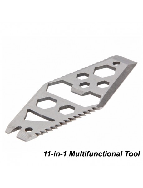 Multifunctional 11-in-1 Stainless Steel EDC Tool (1 pc)