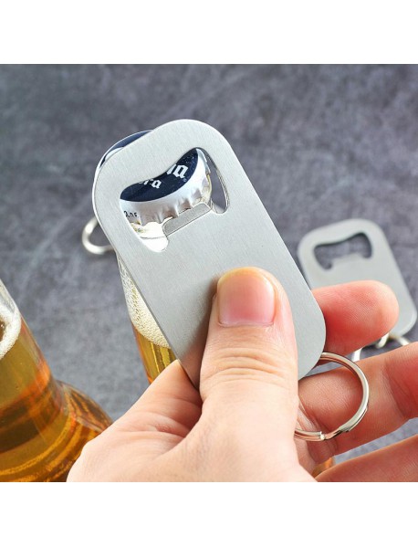 EDC Stainless Steel Bottle Opener Keychain
