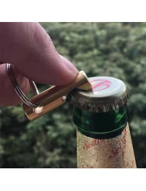 EDC Brass Bottle Opener Keychain 32mm (L) x 10mm (D)