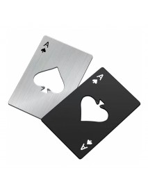 Stainless Steel Poker Card Bottle Opener 85mm (L) x 54mm (W)
