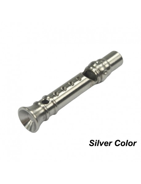 55mm (L) Stainless Steel Whistle Keychain Survival Tool