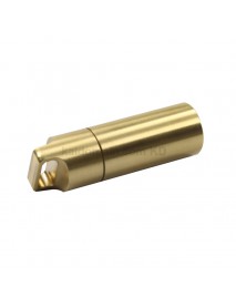 EDC Waterproof Brass Pill Storage Case Seal Canister