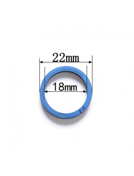 EDC 22mm Round Titanium Keyring Ring (1 pc)