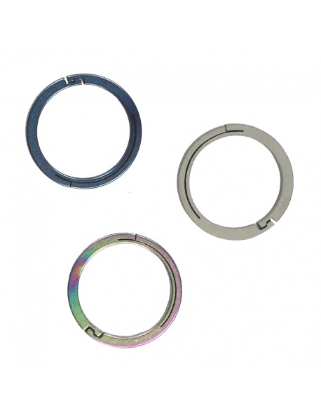 EDC 32mm Round Titanium Keyring Ring (1 pc)