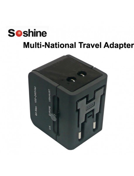Soshine MNP-2 Multi-National Plugs Travel Adaptor