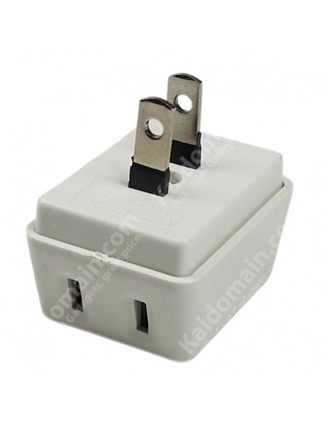 KLD-303A 3 in 1 Travel Power Adapter - White (US plug)