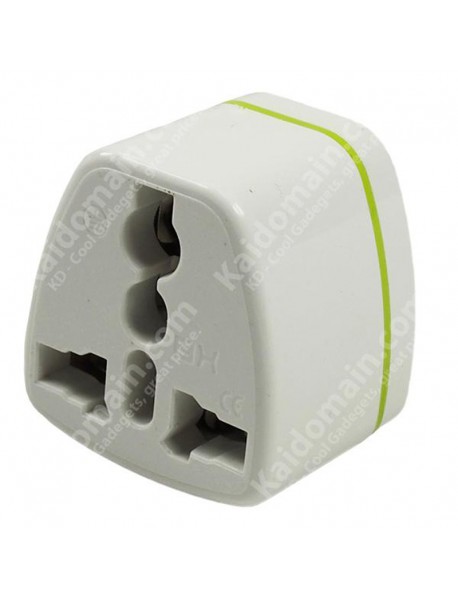 WN-06 Universal US Travel AC Power Adapter Plug - White (1 pc)