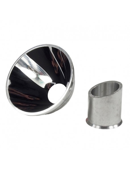 M*g C / D Cell Flashlight SMO Aluminum Reflector 52mm (D) x 28mm (H)
