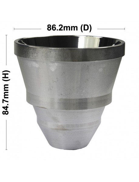 86.2mm (D) x 84.7mm (H) SMO Aluminum Reflector