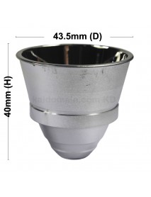 43.5mm (D) x 40mm (H) SMO Aluminum Reflector