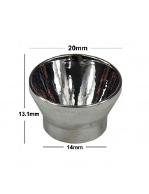 20mm (D) x 13mm (H) OP Aluminum Reflector for Cree XP-G (1 PC)