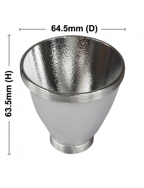 64.5mm (D) x 63.5mm (H) OP Aluminum Reflector for SST-90