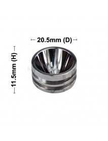 S2+ / S3 Flashlight Aluminum Reflector 20.5mm (D) x 11.5mm (H)