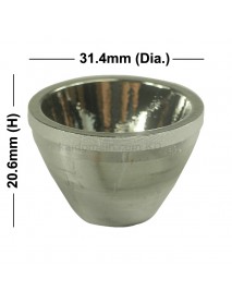 31.4mm (D) x 20.6mm (H) OP Aluminum Reflector (1 PC)