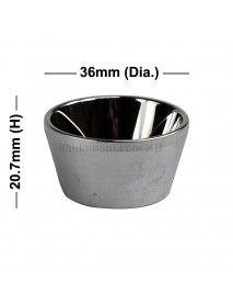 36mm (D) x 20.7mm (H) SMO Aluminum Reflector (1 PC)