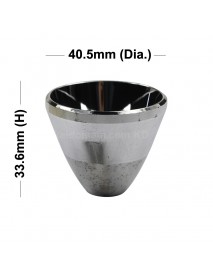 40.5mm(D) x 33.6mm(H) SMO / OP Aluminum Reflector