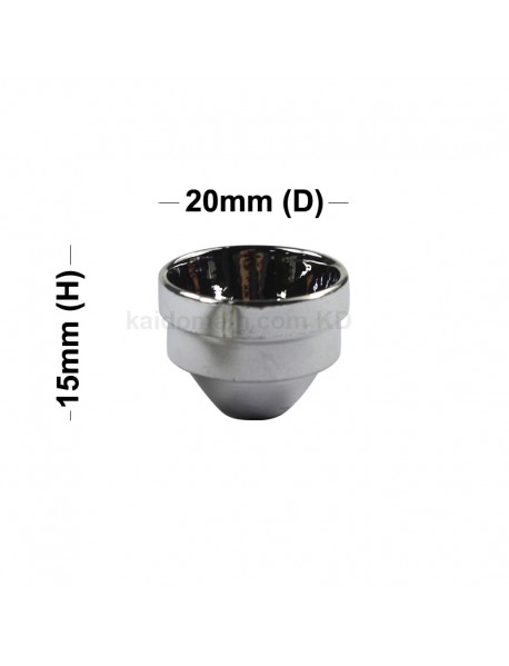 20mm (D) x 15mm (H) OP Aluminum Reflector for Cree XR-E Q5 (1 PC)