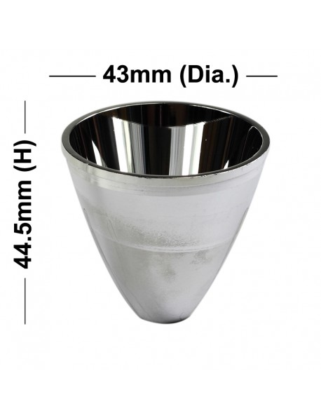 43mm(D) x 44.5mm(H) SMO Aluminum Reflector