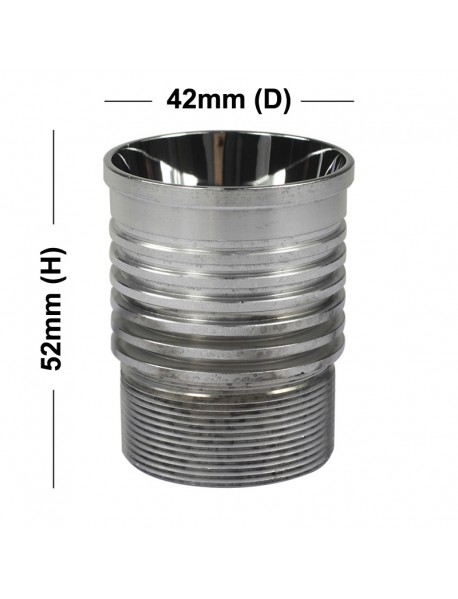42mm (D) x 52mm (H) SMO Aluminum Reflector for TrustFire X8 Flashlight