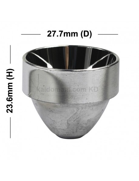 27.7mm (D) x 23.6mm (H) SMO Aluminum Reflector for Cree XP-L